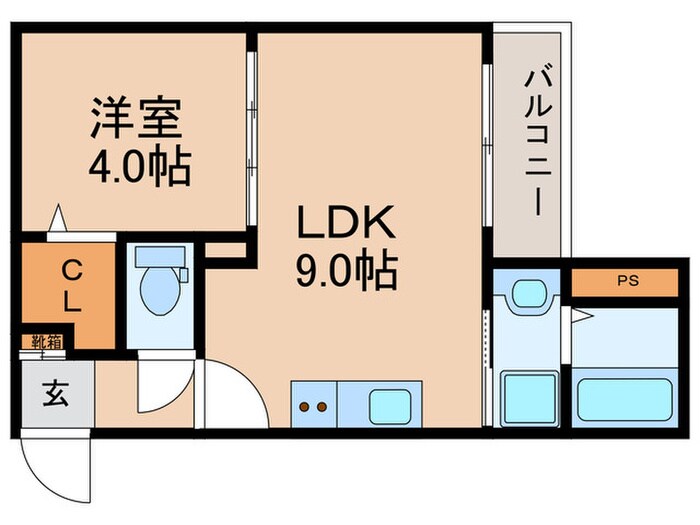 ALEGRIA淡路の物件間取画像