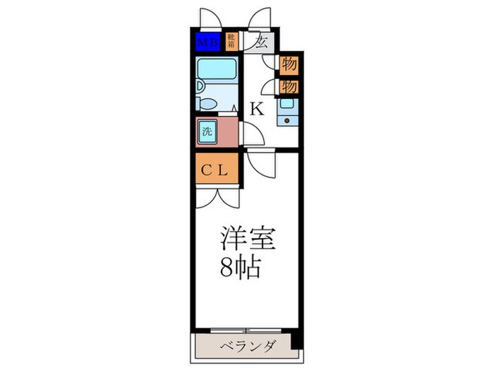 デイスターアベニュー(326)の物件間取画像