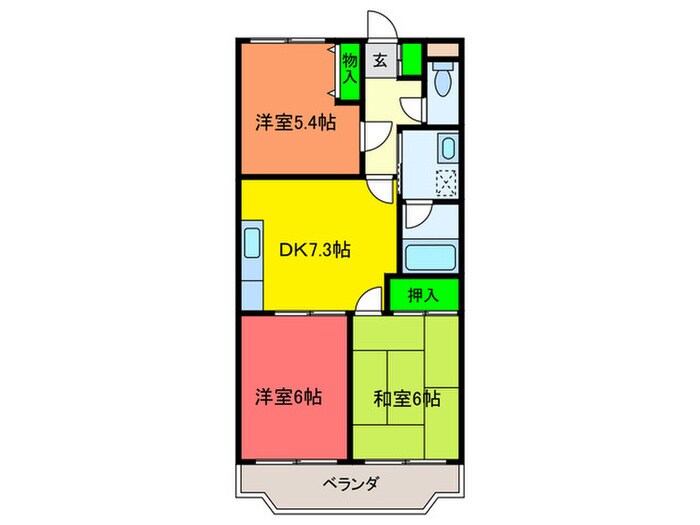 グランエクセル和泉の物件間取画像