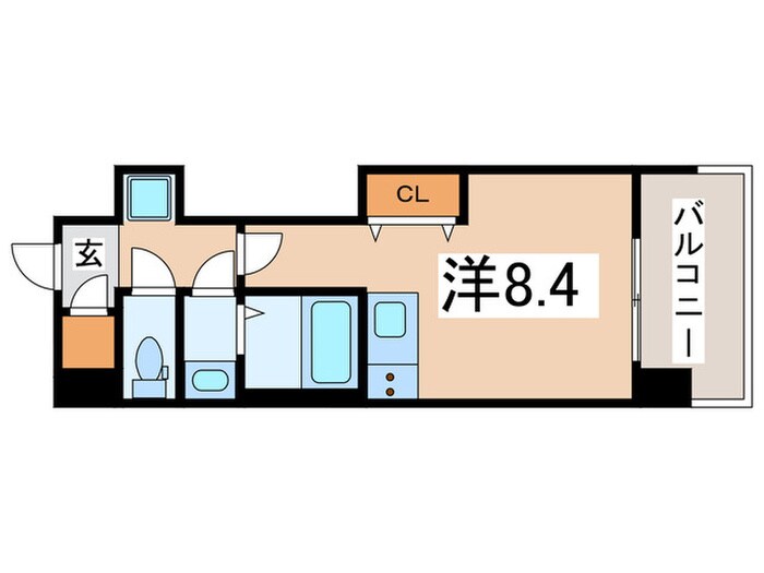 Front-Field天王寺の物件間取画像
