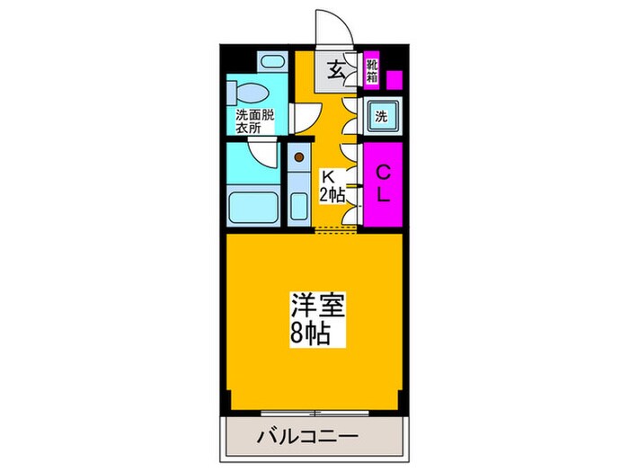 エスポワールなつめの物件間取画像