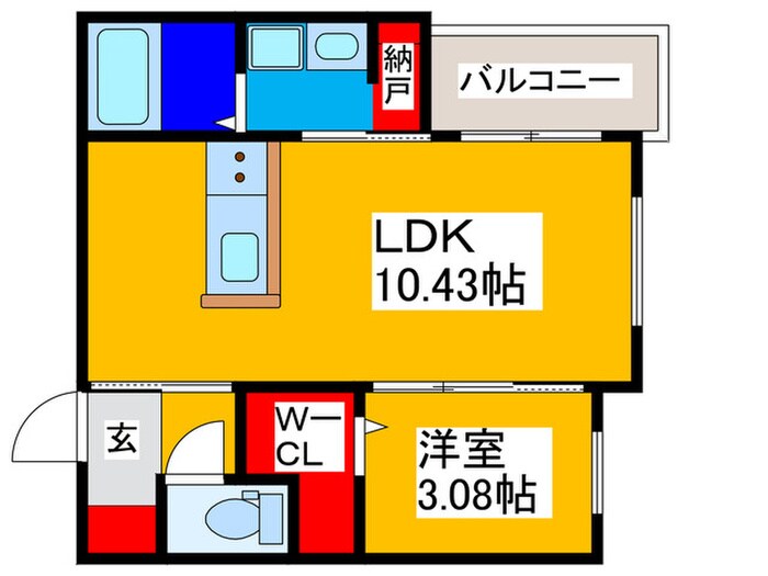 REGALEST初芝駅の物件間取画像