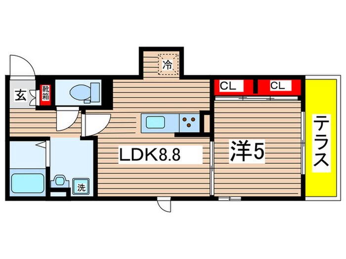 LuSole嵐山の物件間取画像