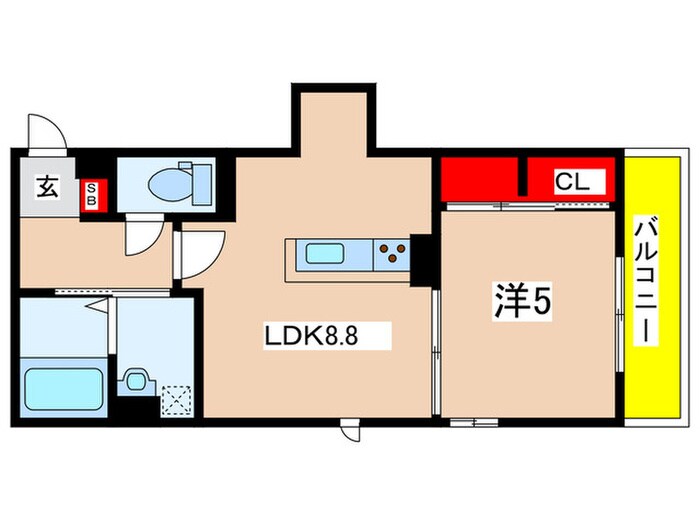 LuSole嵐山の物件間取画像