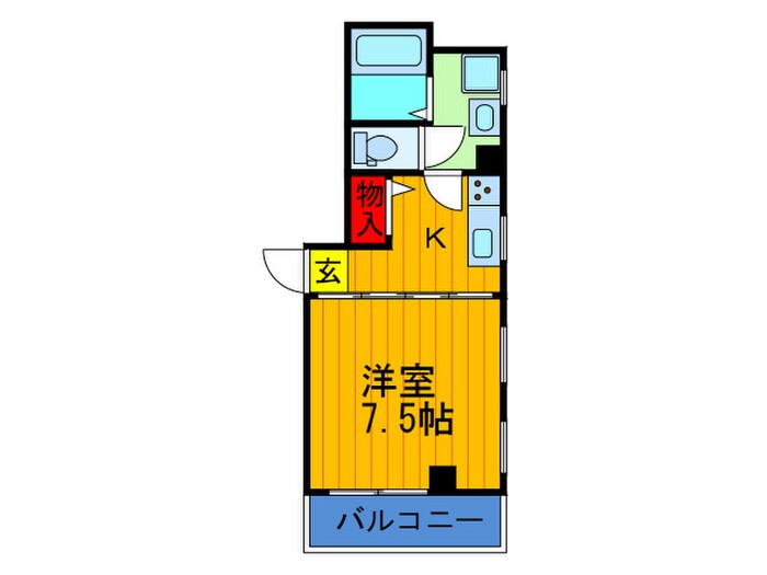 グレイス岡東の物件間取画像