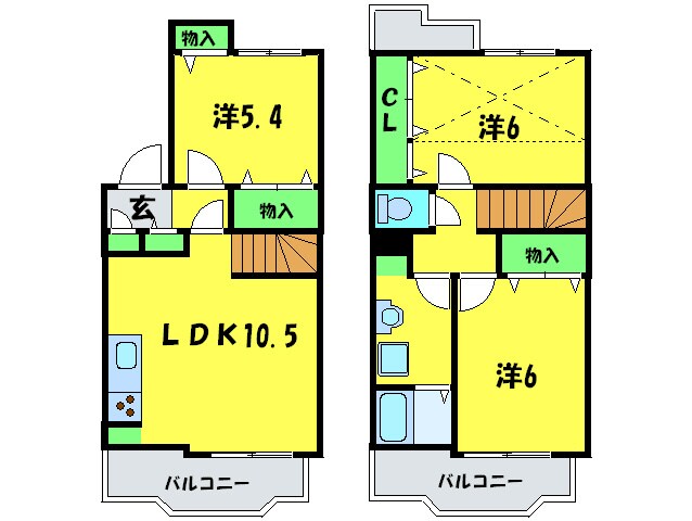 アルティエ－レ　セラＡ棟の物件間取画像