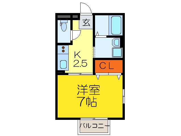 アミティエ山本の物件間取画像