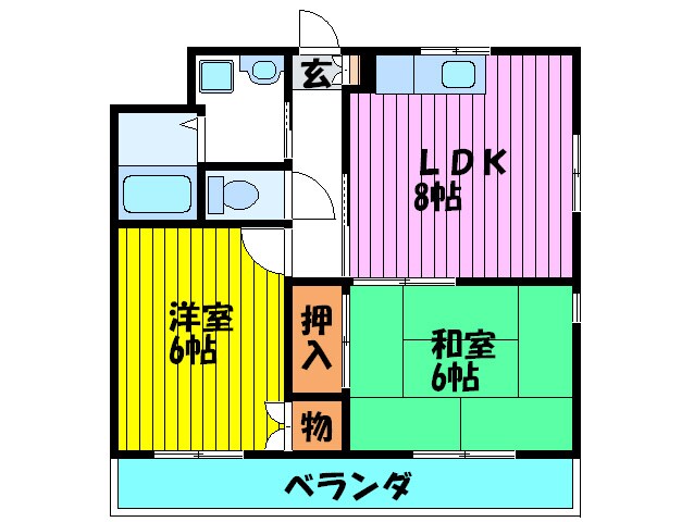 エクセレント木村の物件間取画像