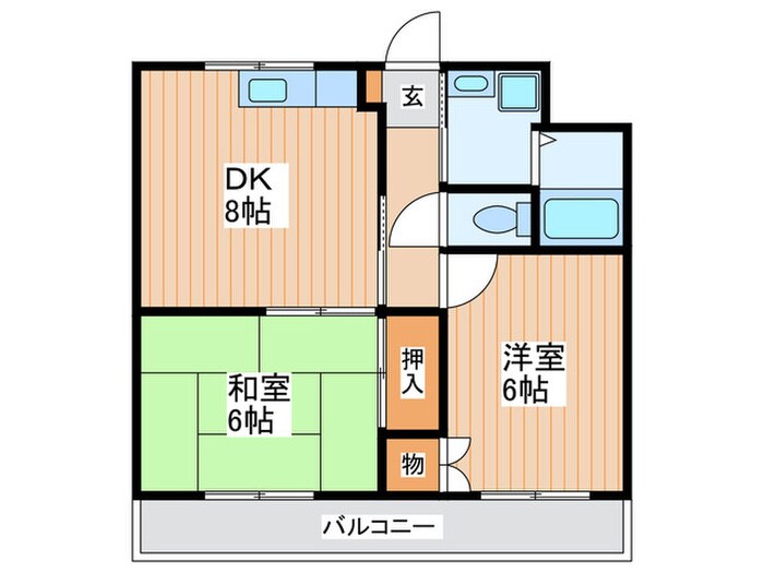 エクセレント木村の物件間取画像