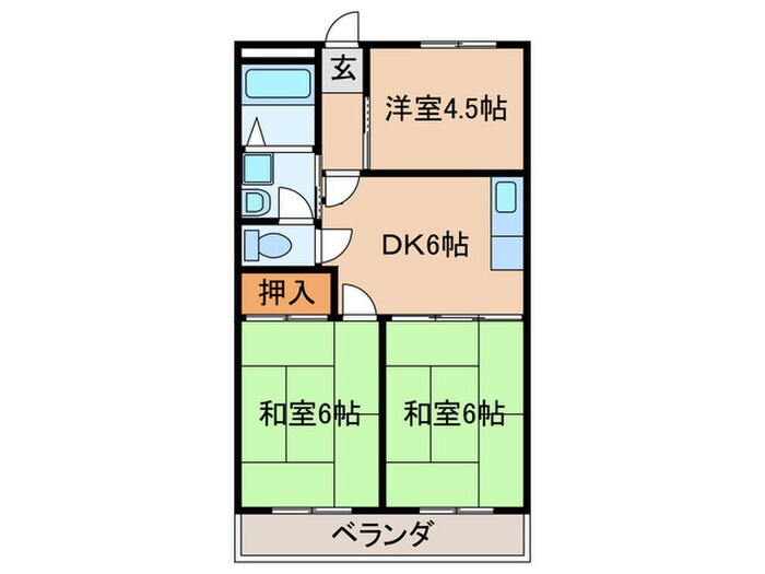 物件間取画像