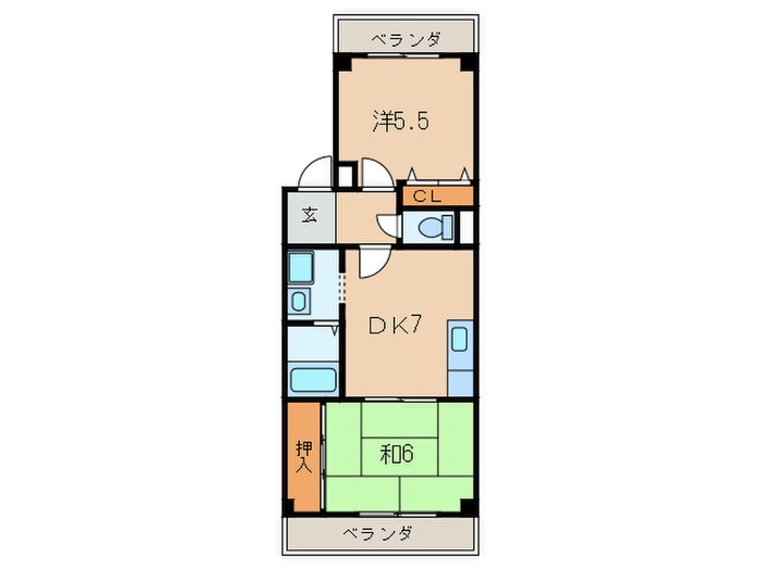 庄司マンションの物件間取画像