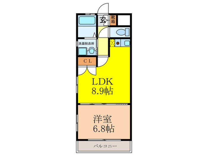 サンシャイン茨木の物件間取画像