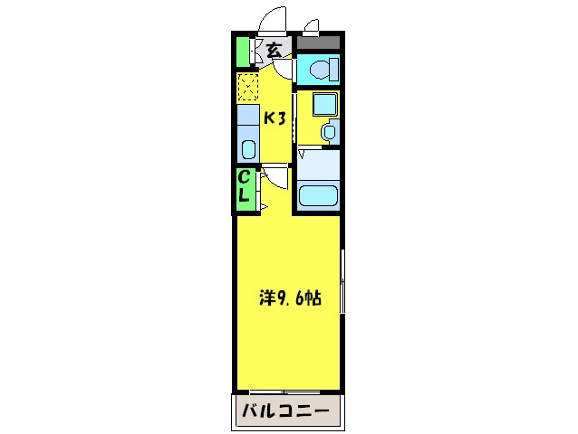 コ－ポ福知苑Ⅲの物件間取画像