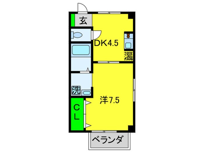 ハイツコスモスの物件間取画像