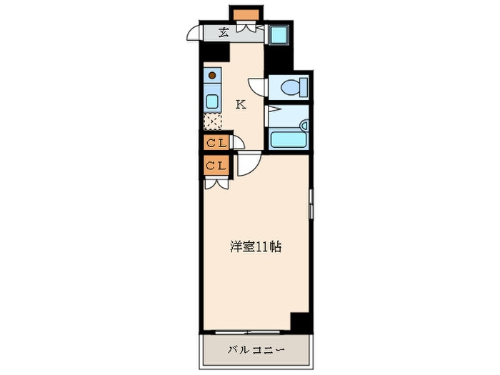 サンシティ四条西洞院の物件間取画像