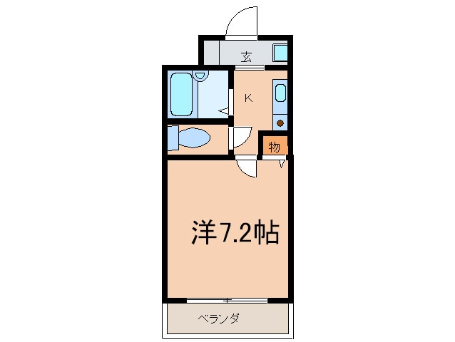 サンイースト江坂の物件間取画像