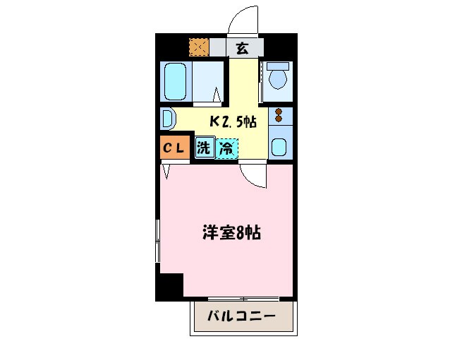 アバンド－ル熊取の物件間取画像