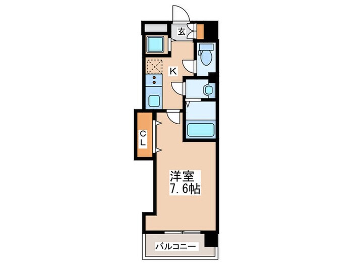 Luxe難波西Ⅲの物件間取画像