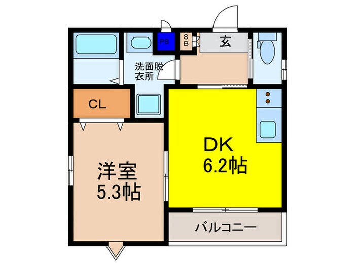 ネクストステージ春日出中の物件間取画像