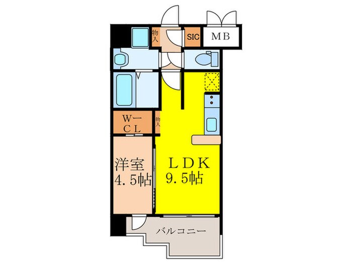 スプランディッド新大阪Ⅴの物件間取画像