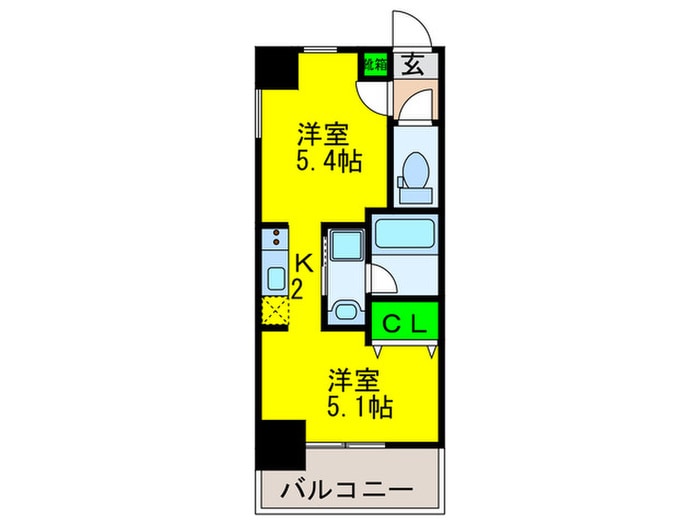 Ｄクレンツ平野の物件間取画像