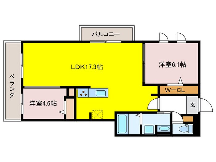 仮)リベルテ四条梅津の物件間取画像