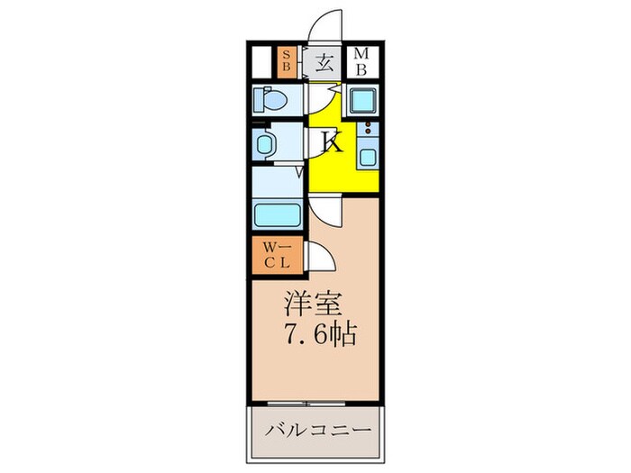 エスリード新大阪レジデンスの物件間取画像