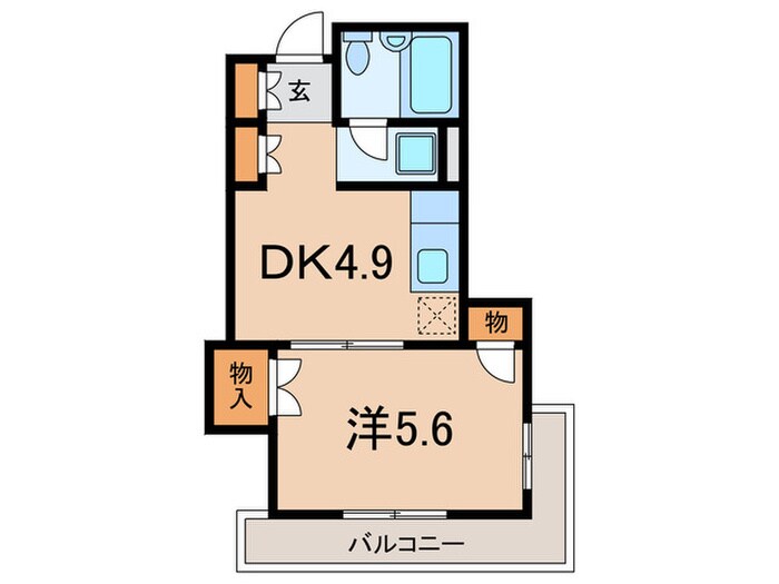 王子パークハイツの物件間取画像