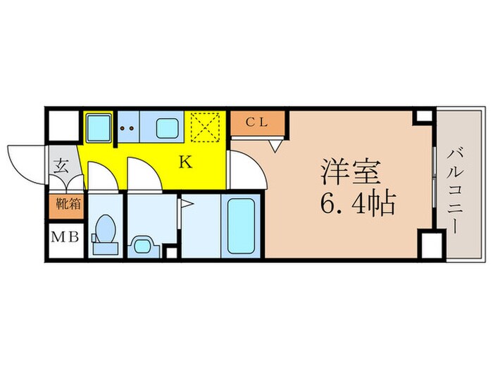 プレサンス新大阪イオリア(610)の物件間取画像