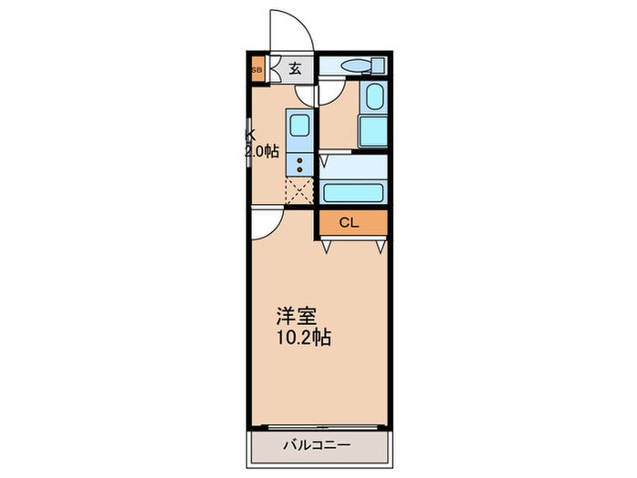 グランダム桃谷の物件間取画像