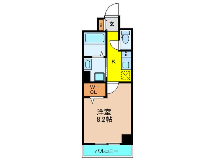 グロスロシェ枚方の物件間取画像