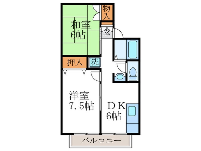 サンビエール桂坂の物件間取画像