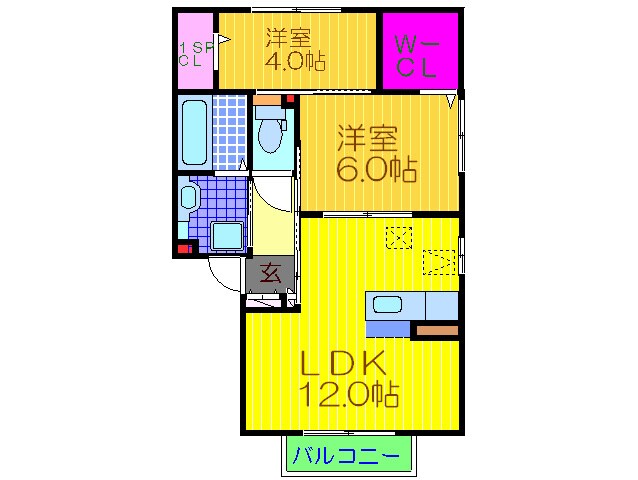 コンフォ－トガ－デンの物件間取画像