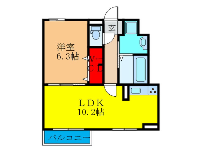 クレストの物件間取画像