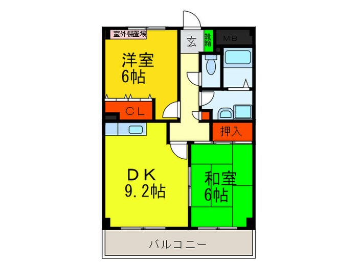 ソルジェンテ陽光園の物件間取画像