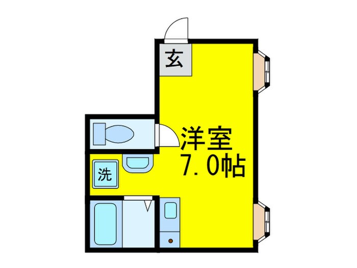 コスモハイツの物件間取画像