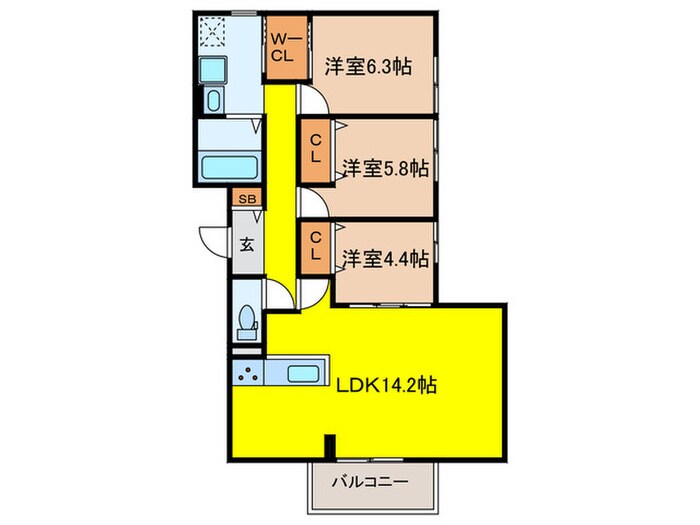D-residence春日の物件間取画像