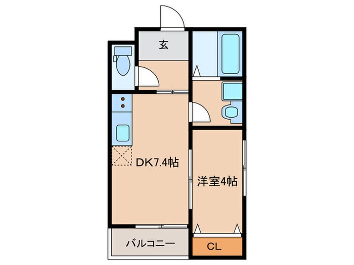 HARU都島Frontの物件間取画像