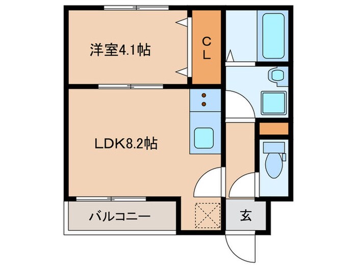 HARU都島Frontの物件間取画像