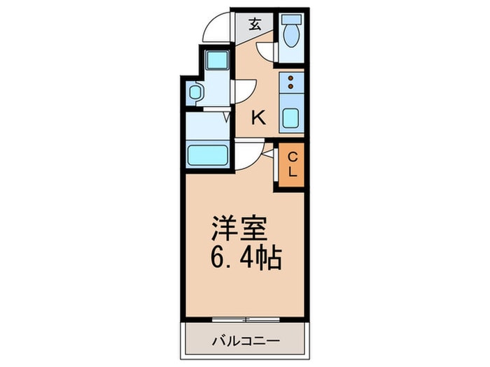 アッシュメゾン阿倍野の物件間取画像