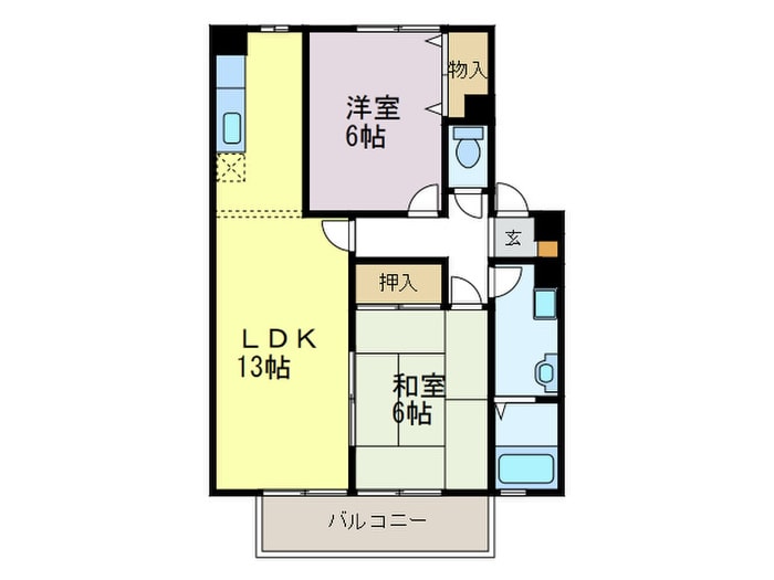 コンフォ－トＢＤの物件間取画像