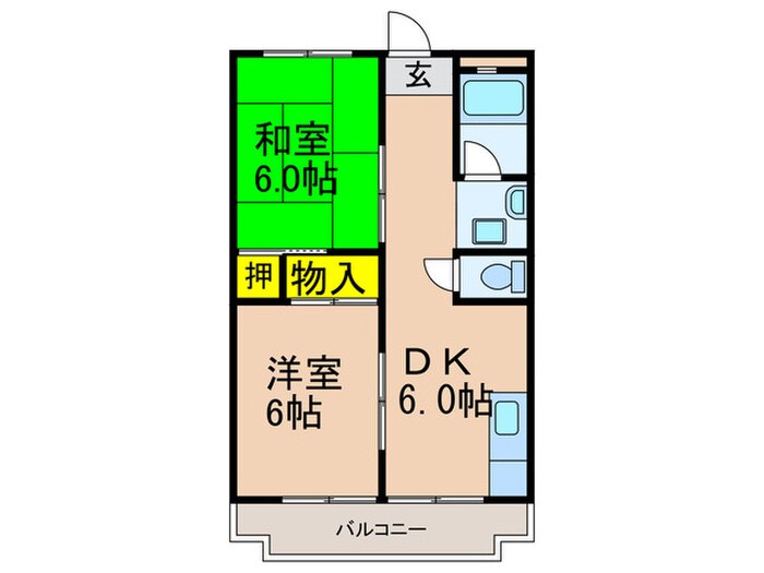 物件間取画像