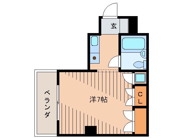 ハッピ－コ－ト塚口駅前の物件間取画像