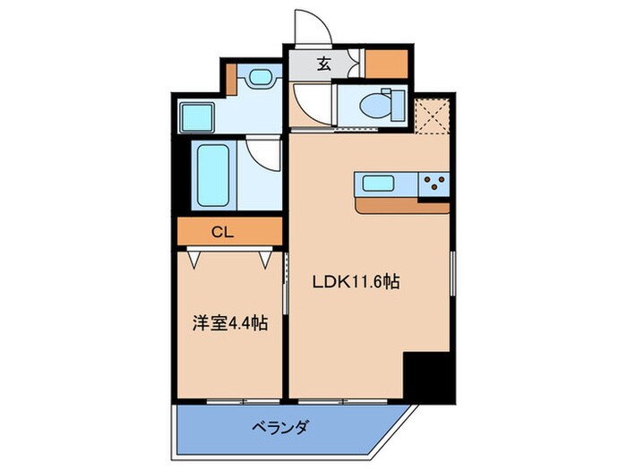 プレジオ都島本通の物件間取画像