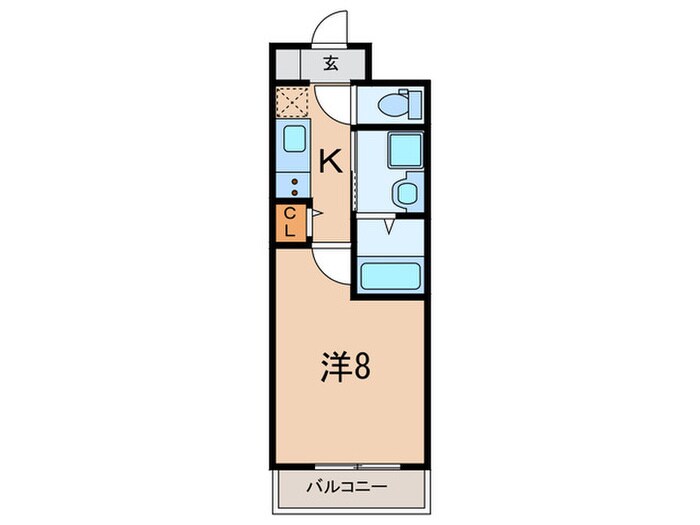 エルモ桜谷の物件間取画像