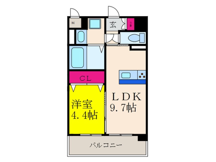 第23関根マンションの物件間取画像