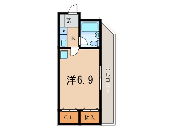 サンプレイス（２０２）の物件間取画像