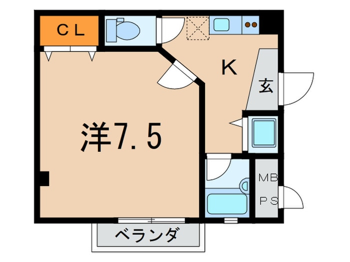 マンション王子の物件間取画像