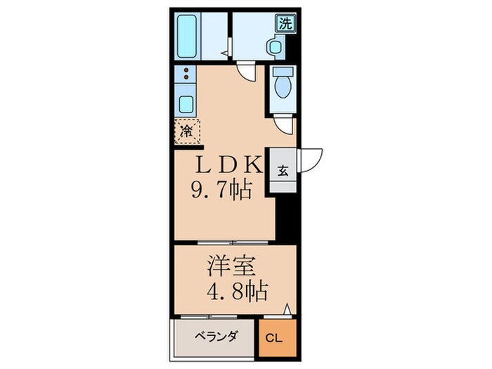 シェリールの物件間取画像