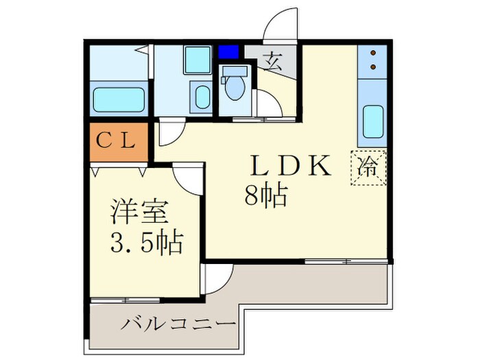 プライベートレジデンス御所西の物件間取画像